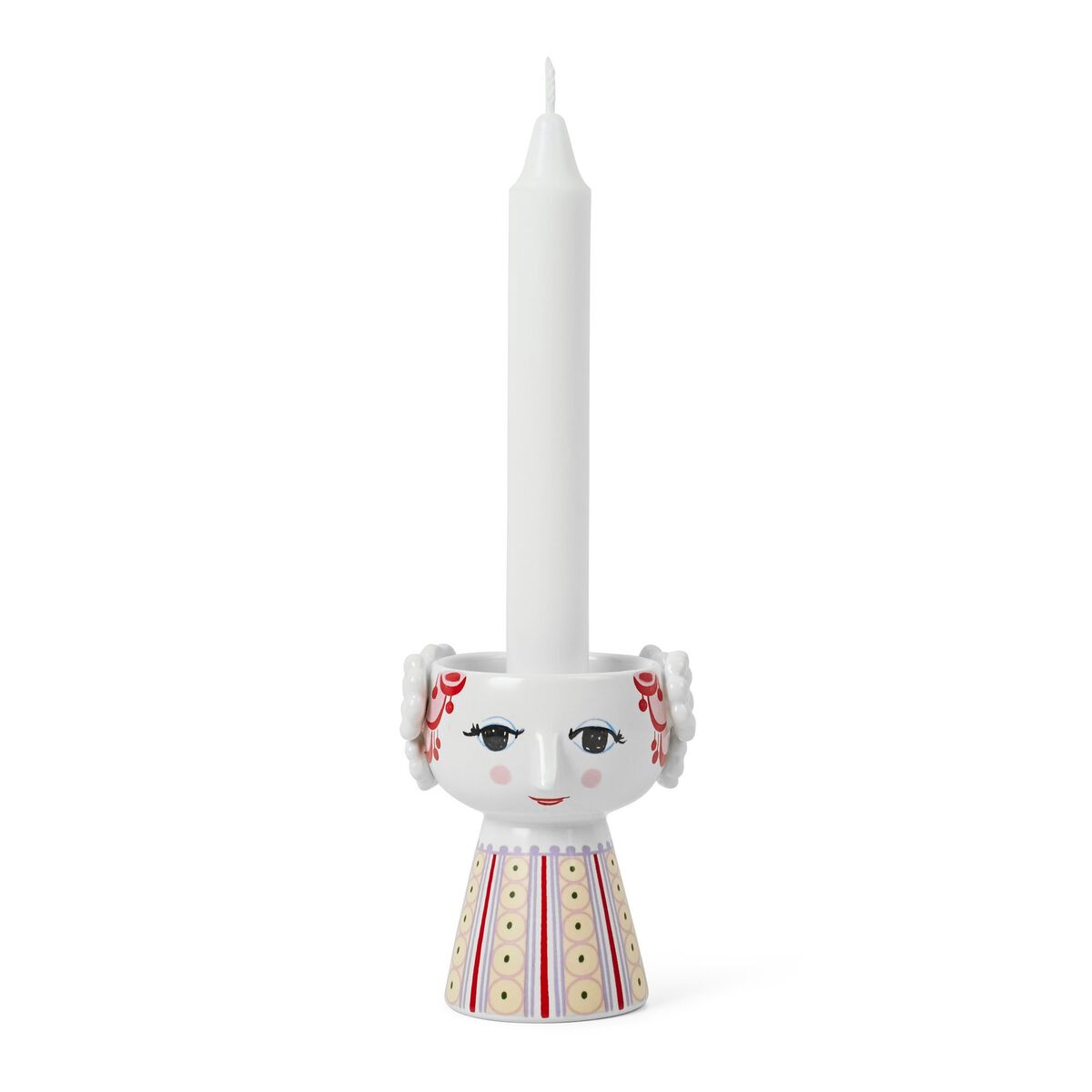Eva lysestake 9.5 cm, lavendel