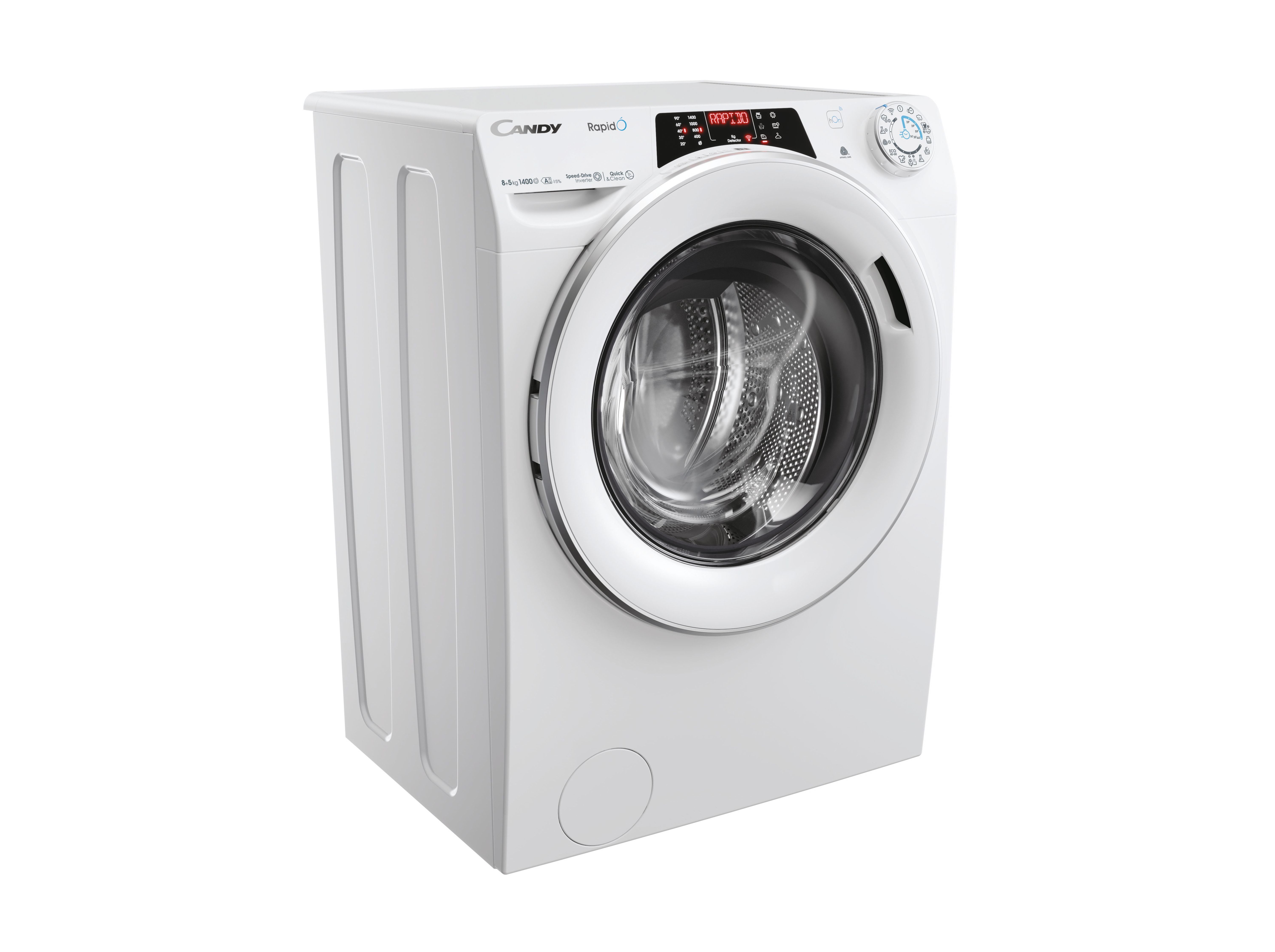 MÁQUINA DE LAVAR E SECAR ROUPA CANDY ROW 4856DWMS7-S BRANCO A LAVA 8KG E SECA 5KG
