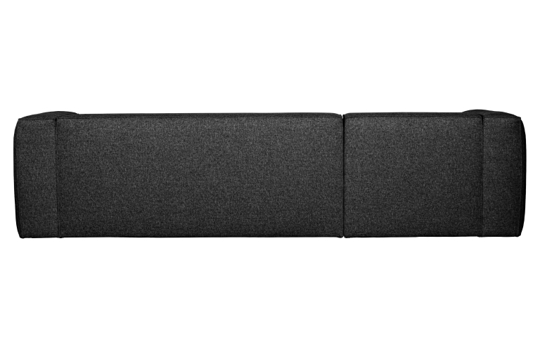 WOOOD Bean bank met chaise longue links lichtgrijs gemeleerd