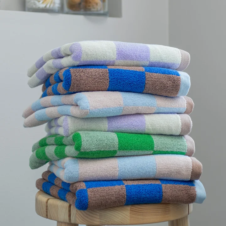 Mette Ditmer - Retro Badetuch, 70 cm x 133 cm, classic green