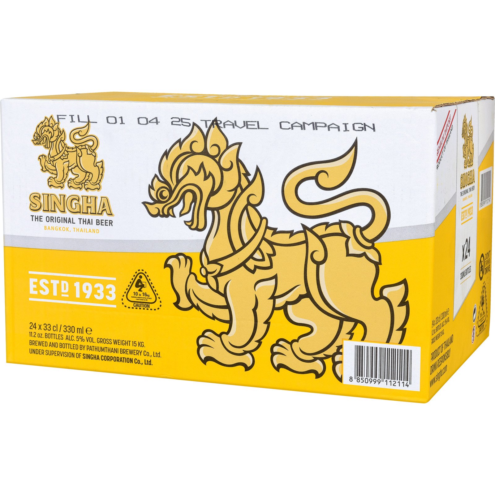 Singha Lager Bier 33 cl