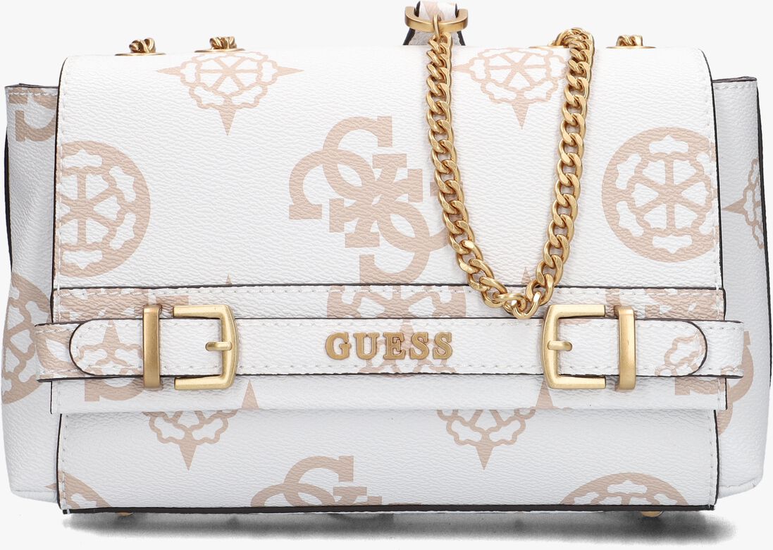 GUESS witte guess schoudertas sestri logo