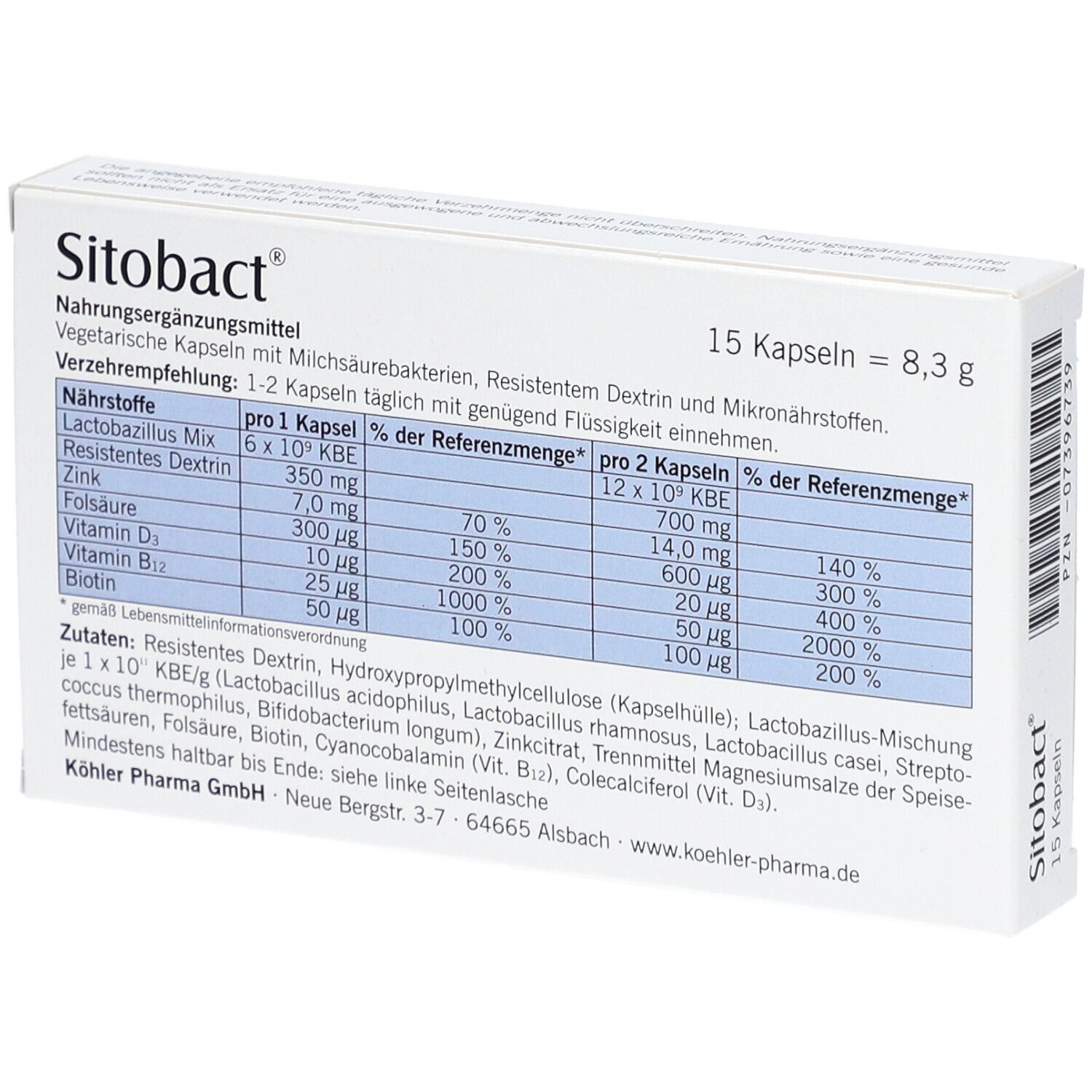 Sitobact® Kapseln