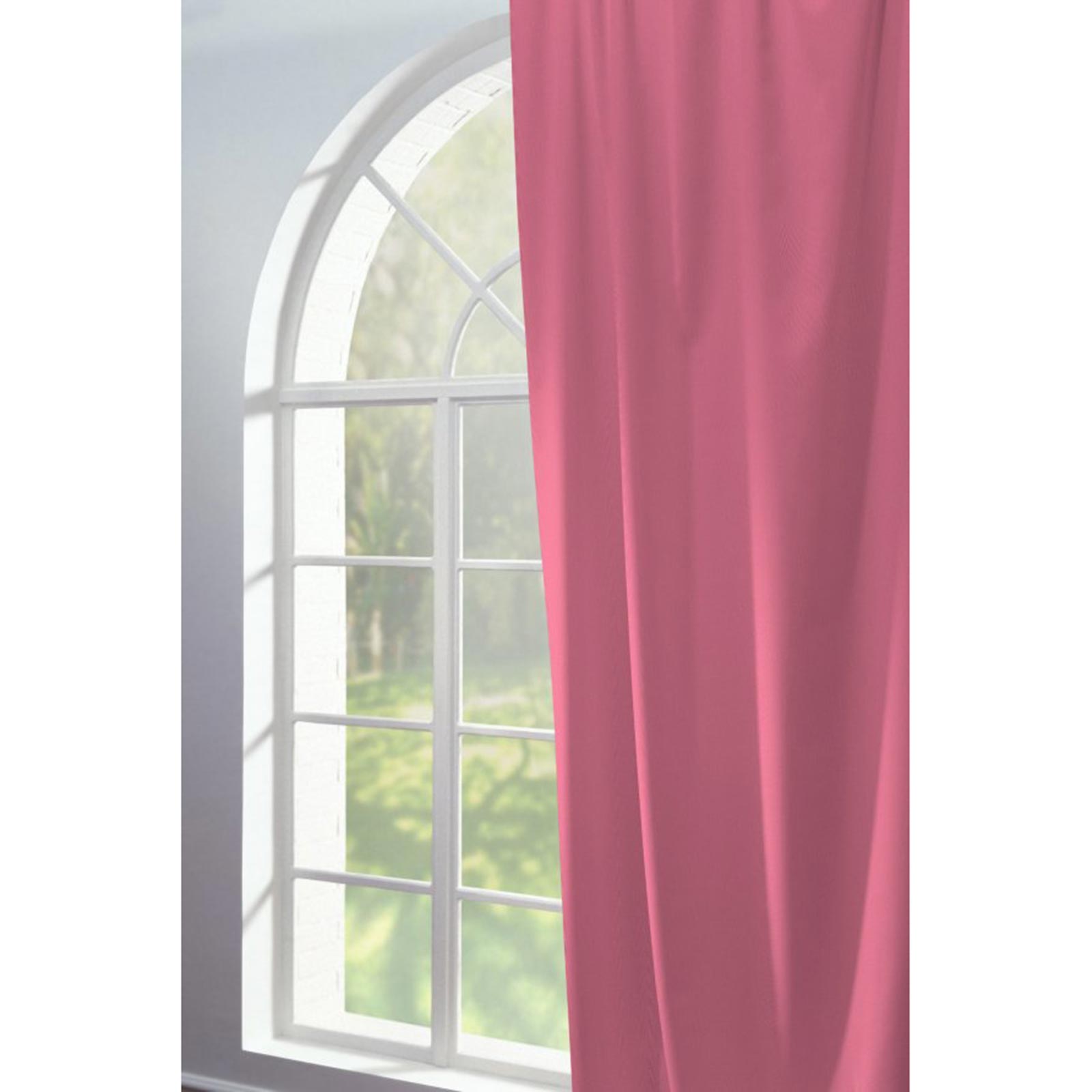 Einzelschal UNI COLLECTION - pink - mit Kräuselband - 145x145 cm