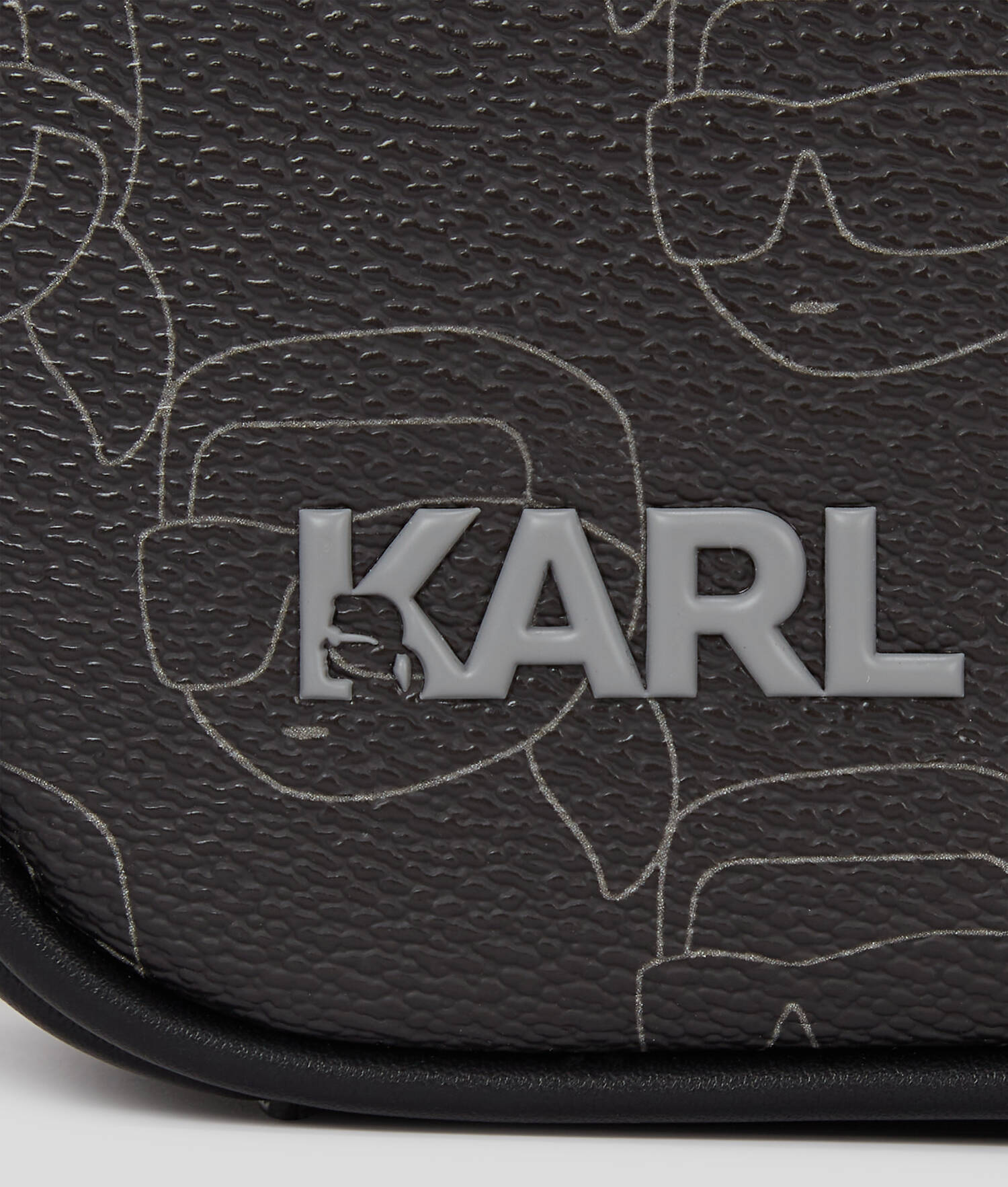 SAC CAMÉRA IKON MONOGRAM - NFT All Over Pattern Noir