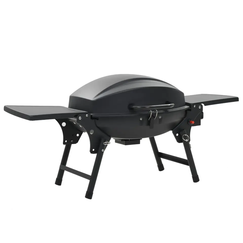 vidaXL - Barbecue - Zwart - Staal