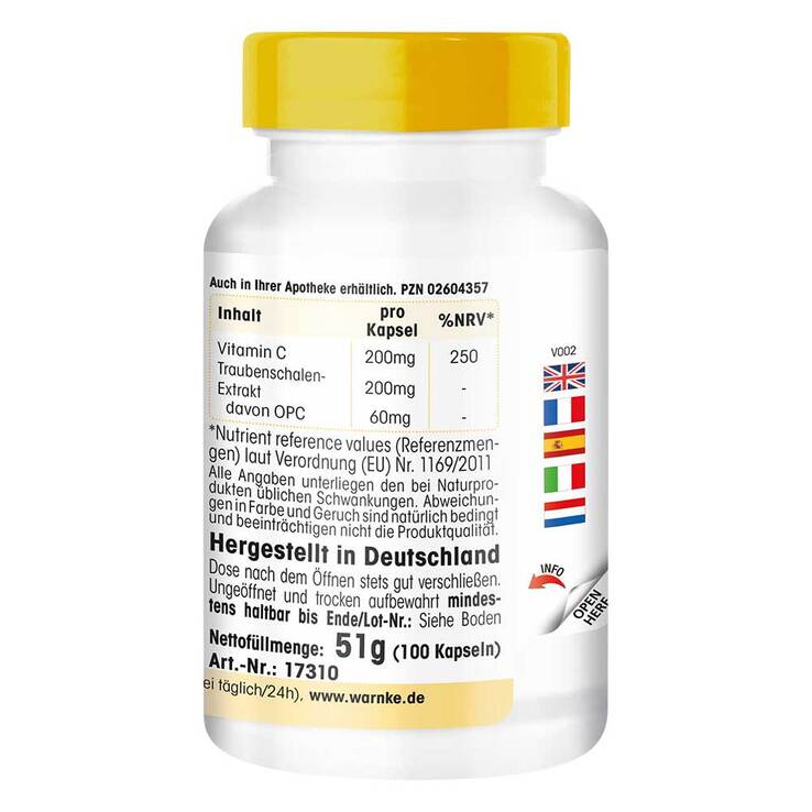 OPC 200 Bioflavonoide Kapsel, 100 St