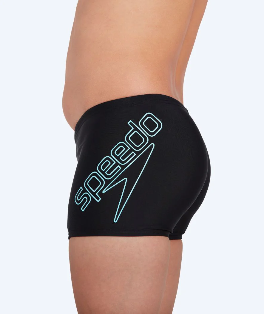 Speedo aquashorts til drenge - Boomstar Placement - Sort/blå