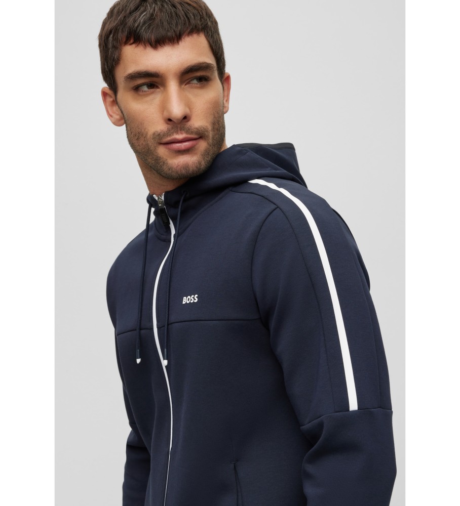 Moletom BOSS Saggy 1 Azul Marinho