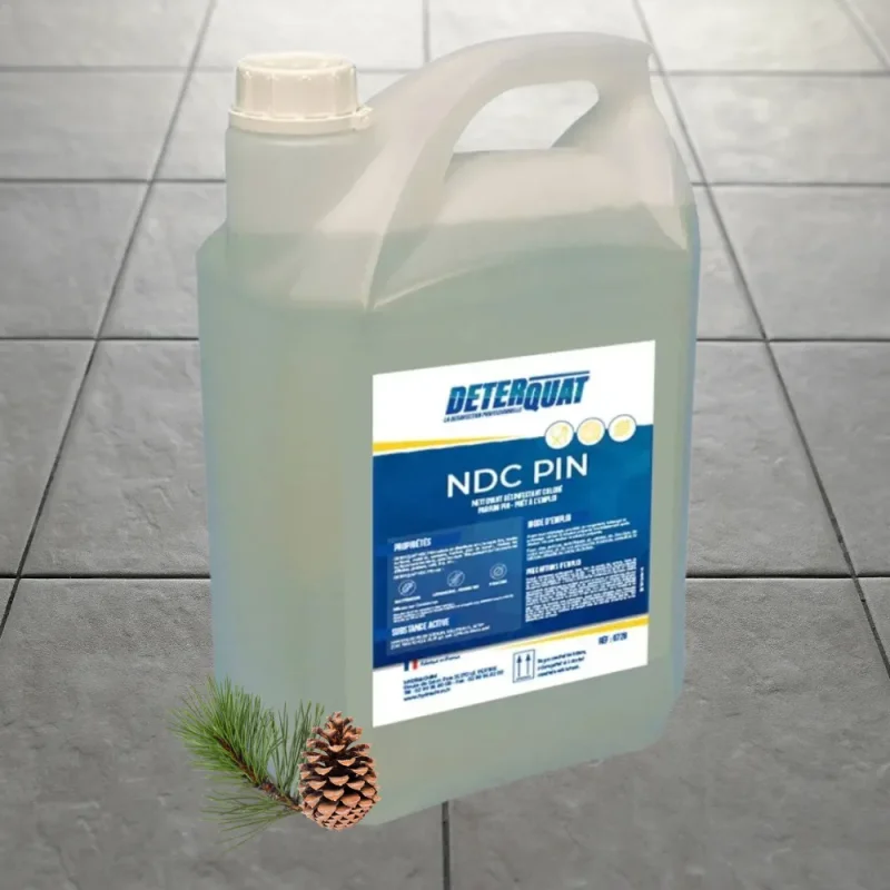 DETERQUAT - Désinfectant chloré NDC - Parfum pin - 5L