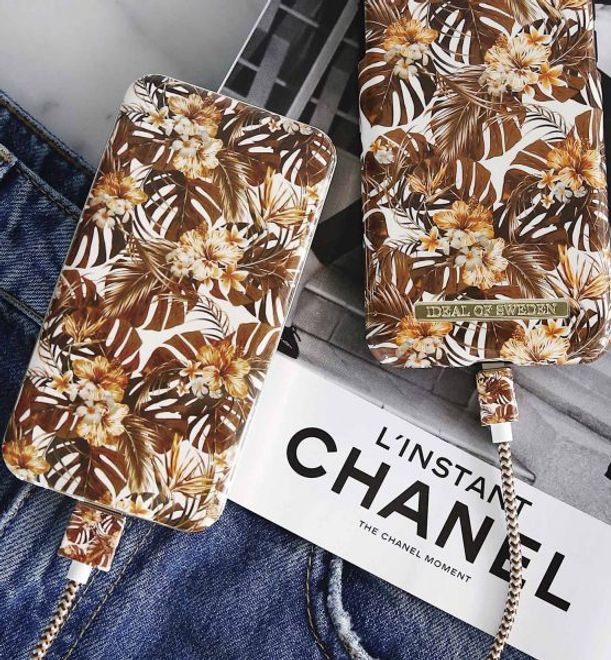 2.1A USB Powerbank 5000mAh Ladegerät Slim Look (IDFPB-93) - Autumn Forest