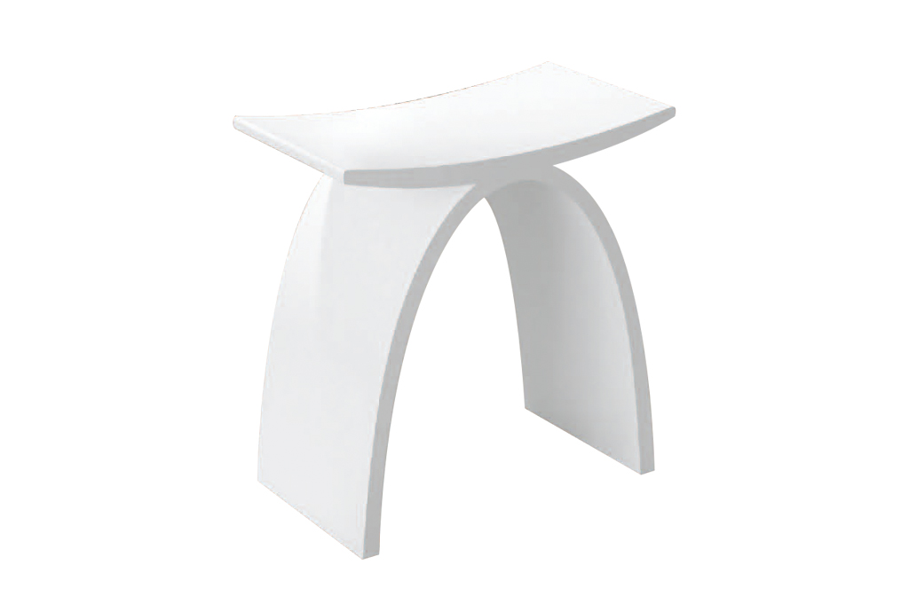 Best Design Just Solid Lucky douchekruk wit mat