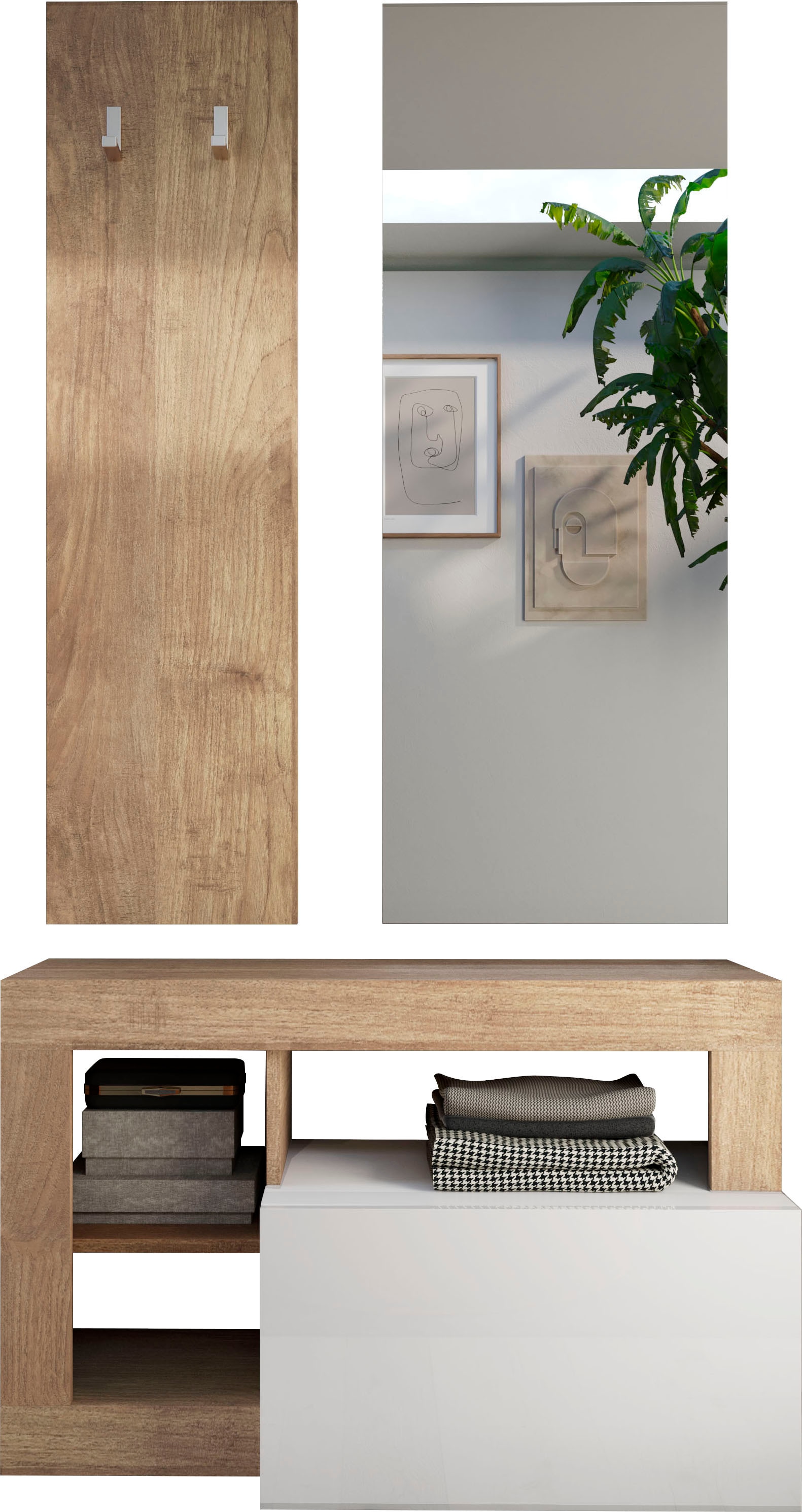 INOSIGN Garderobenschrank »Hamburg, Breite 91 cm« mit 1 Klappe