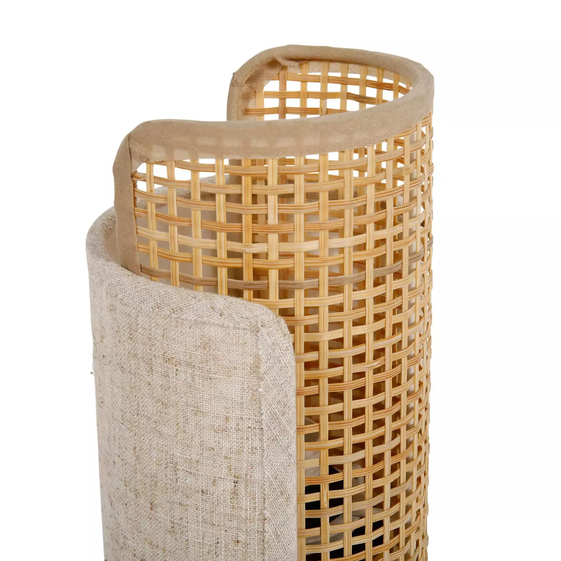 Lampe à poser en métal (H28 cm) Bourgeon Beige et doré