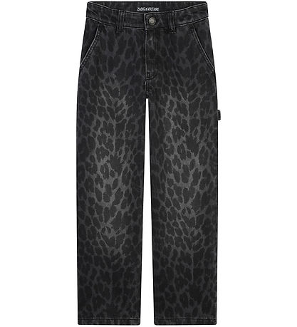 Zadig & Voltaire Jeans - Rinse Wash/Brush m. Leopardprint