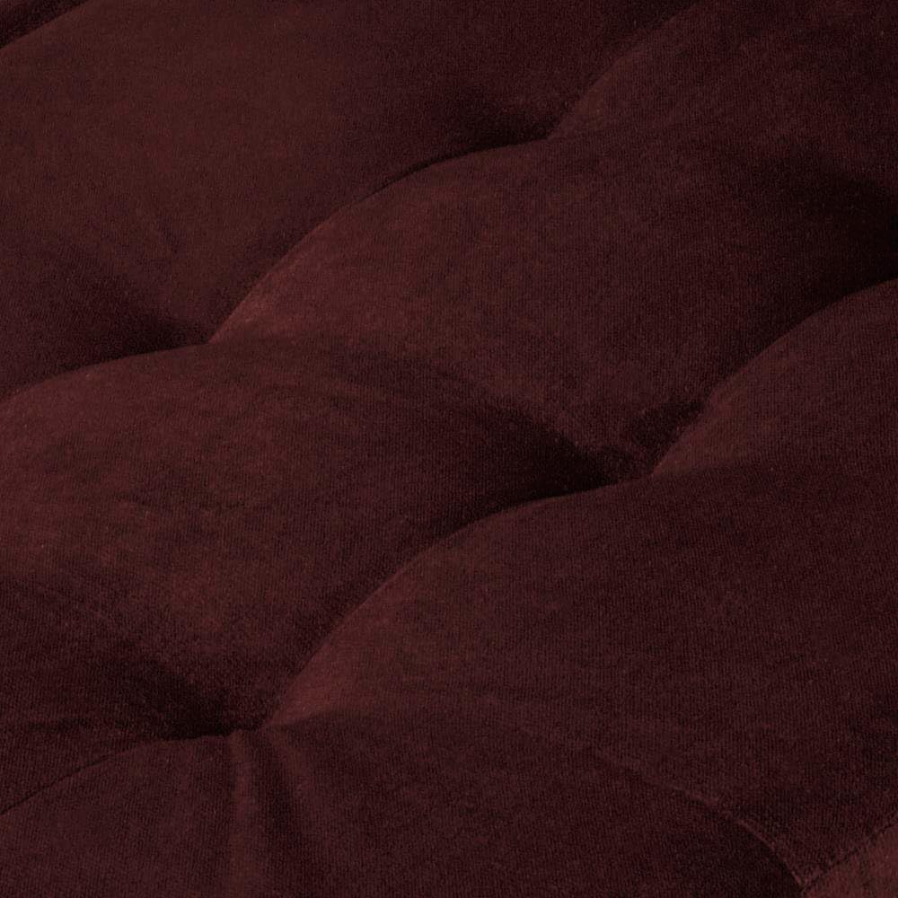 Santana Ecksofa mit Schlaffunktion und Bettkasten - Sofa mit 3 Sitzen und Robustem Überzug - Schlafcouch L-Form Universal - Modern Couch - 265x143x83 cm (Stoff Basic, Rotwein)