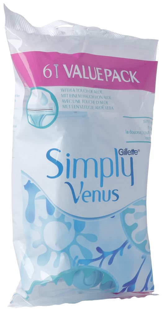 Gillette Simply Venus2 Einwegrasierer Blist 6 Stk