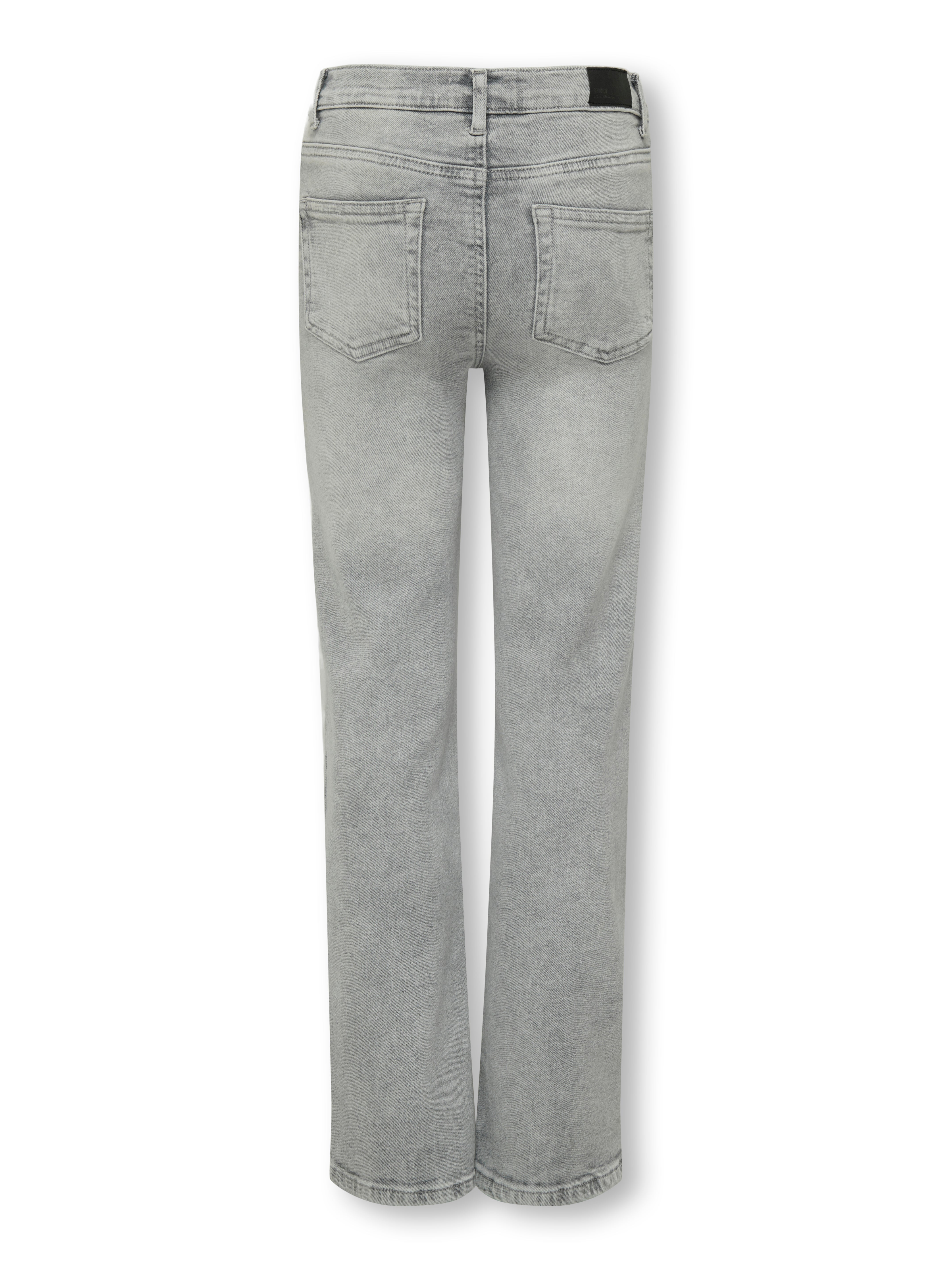 KOGJUICY Hohe Taille Weiter Beinschnitt Jeans Medium Grey Denim