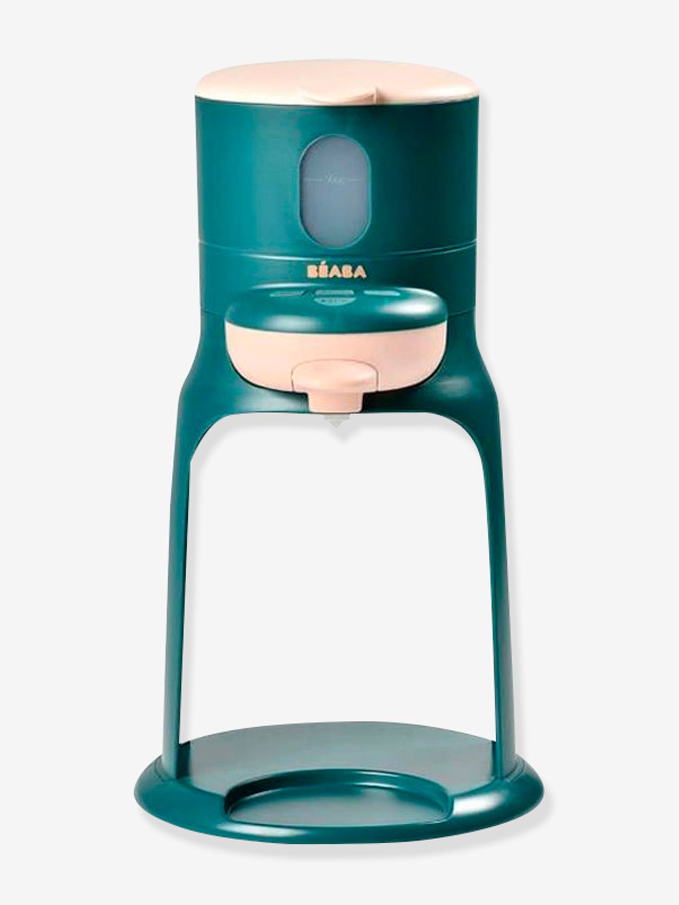 Preparador de mamadeiras 2 em 1 BEABA Bib'Expresso®, branco escuro liso