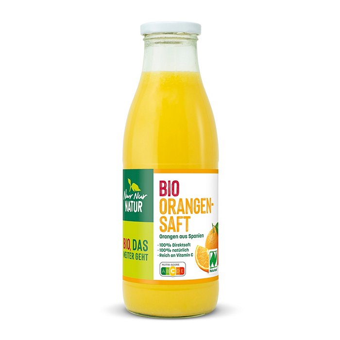 NUR NUR NATUR Bio-Orangendirektsaft 0,75 l
