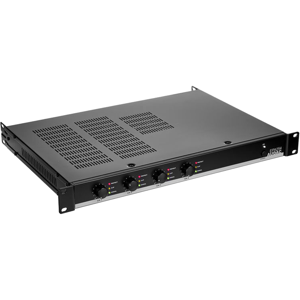 Audac EPA254 klasse D versterker 4x 250 W