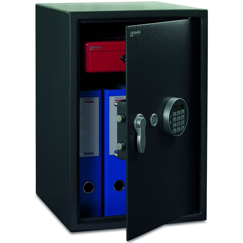 Rieffel Elektronik-Tresor VT-SB 520 SE, 35 x 36 x 52 cm, dunkelgrau