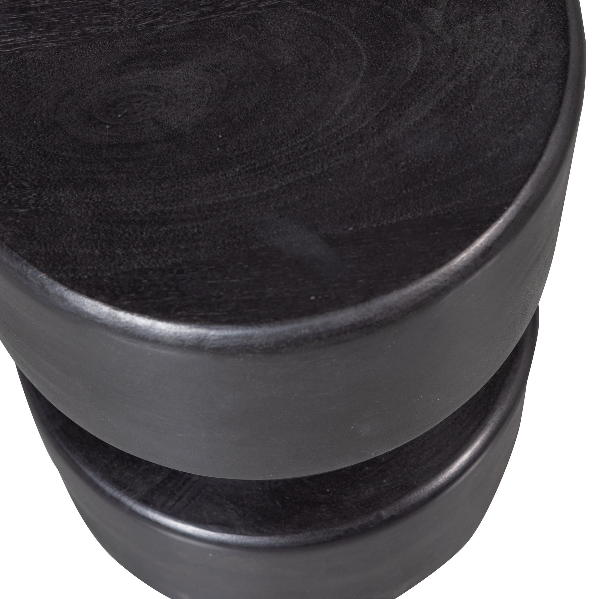 Beistelltisch TUVE 30 x 45 cm schwarz matt