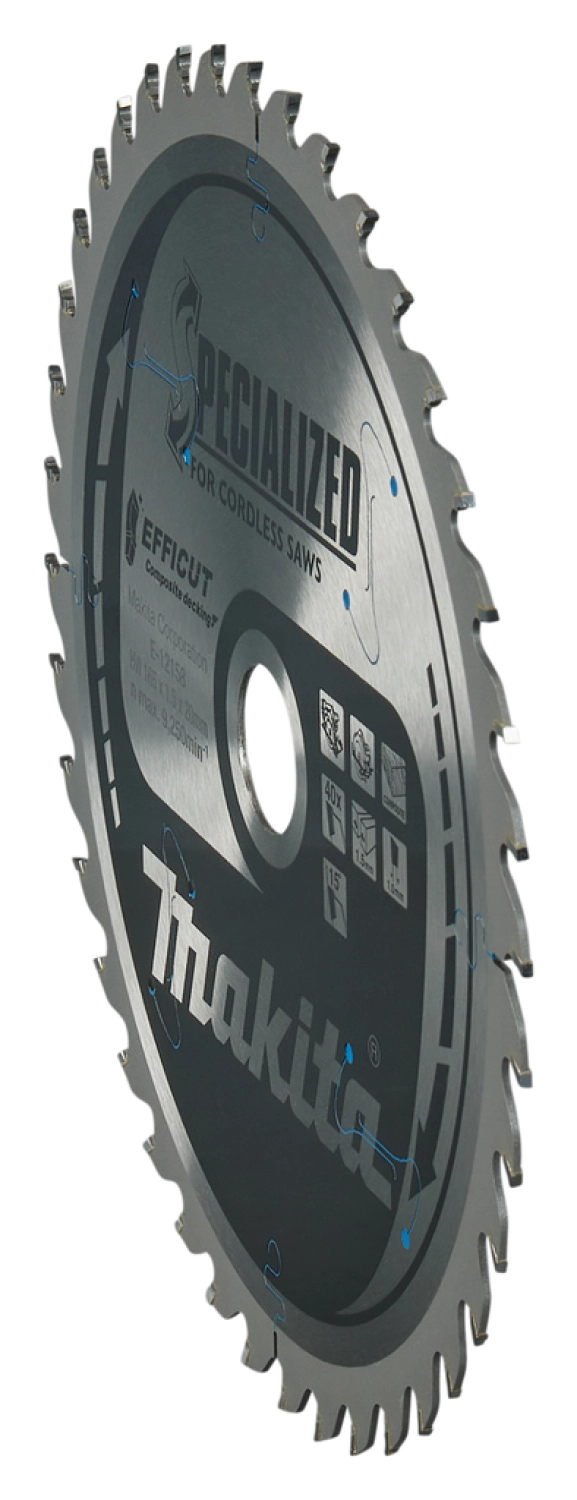 Makita E-12158 Efficut Cirkelzaagblad WPC - 165x20x1,5mm 40T