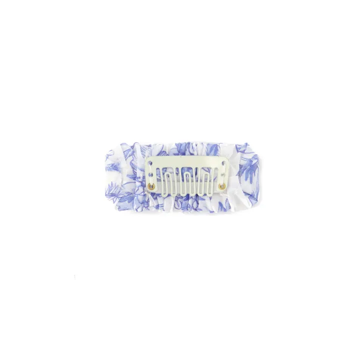 Tartine et Chocolat Barrette Fleurie | Bleu