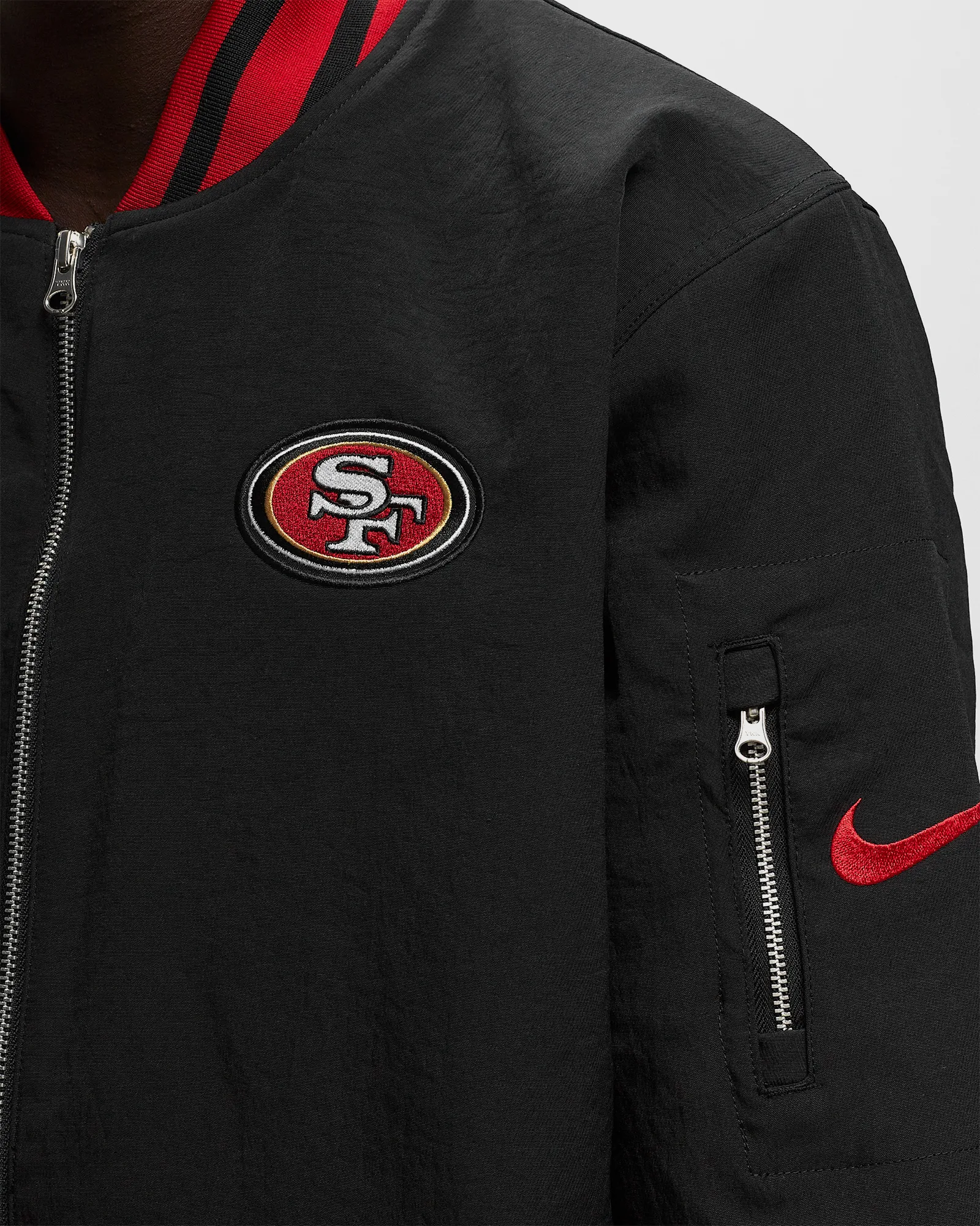 Nike NFL San Francisco 49ers Nike Coach Bomber Jacket