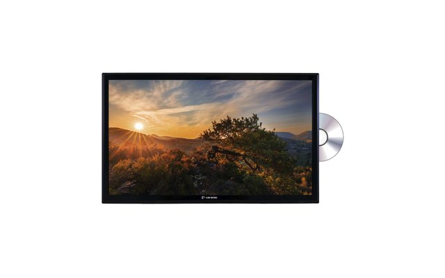 Caratec Vision Weitwinkel TV mit DVB-T2 HD DVB-S2 und DVD-Player