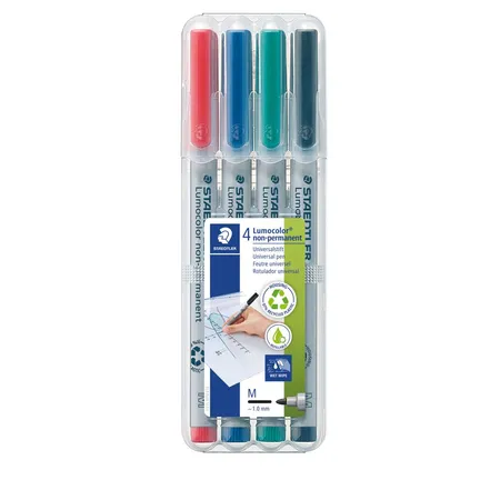 STAEDTLER® Lumocolor® non-permanent pen 315 M Universalstift, 4 Stück