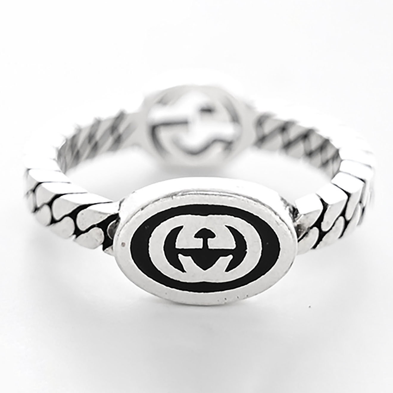 Gucci Bague en Argent argentée - Très bon état
