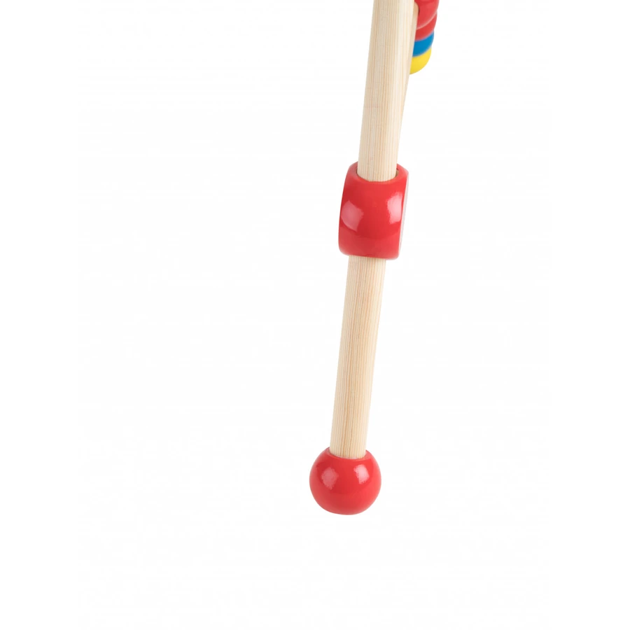 bieco Baby Holz-Gym mit Spielbogen, höhenverstellbar
