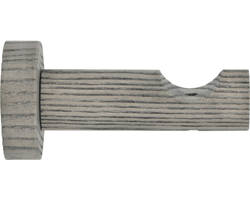 Enkelsporige wandconsole voor Boheme Nature Line essenhout Ø 28 mm 8 cm lang 1 st.
