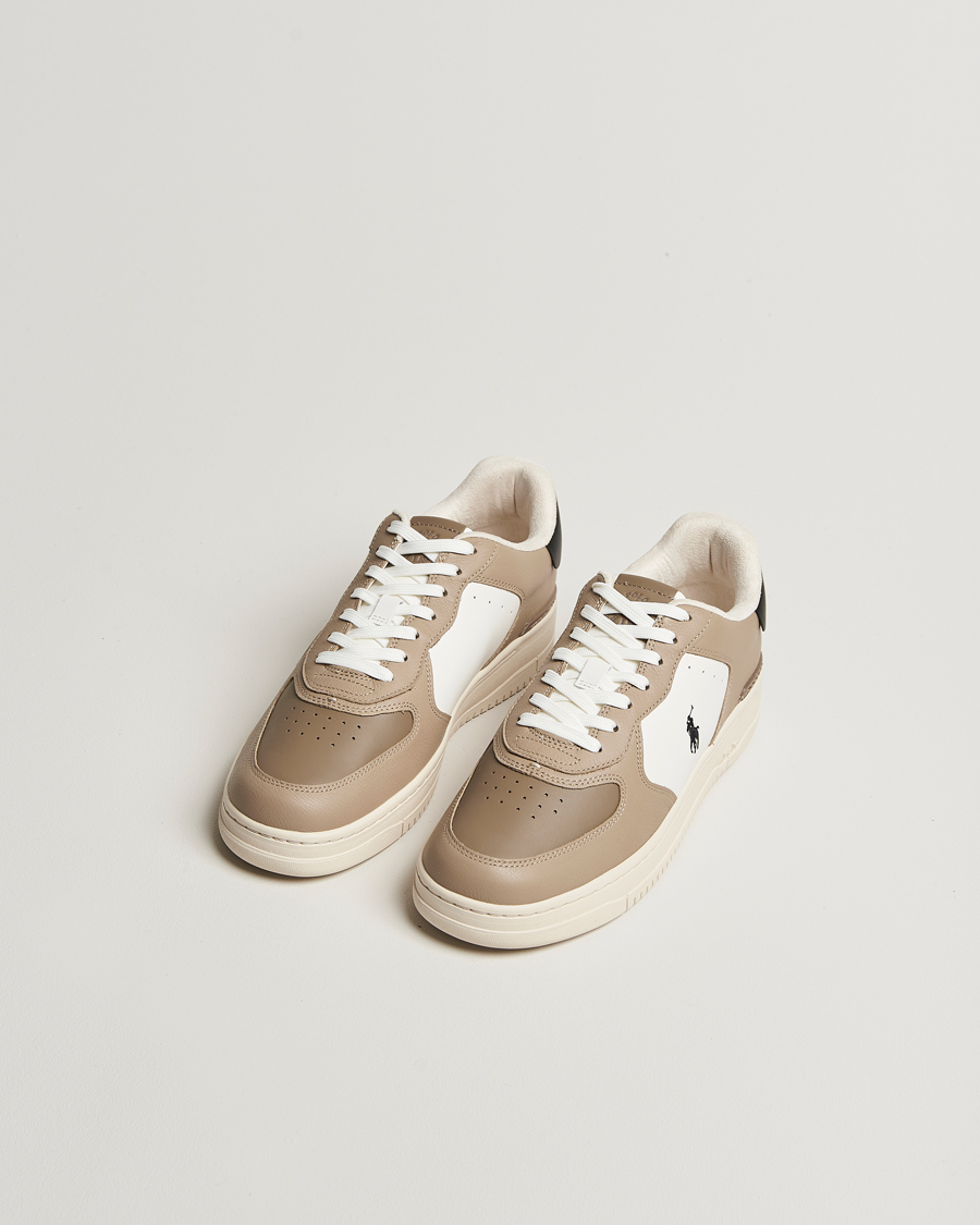 Polo Ralph Lauren Masters Court Sneaker Tonal Milkshake