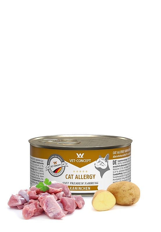 Vet-concept kattenmenu konijn 6 x 400 gram