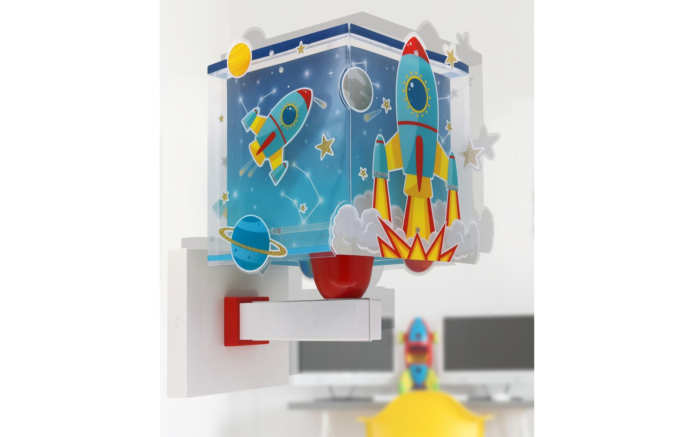 Wandleuchte RocketWandlampe mit Doppelschirm für Kinderzimmer