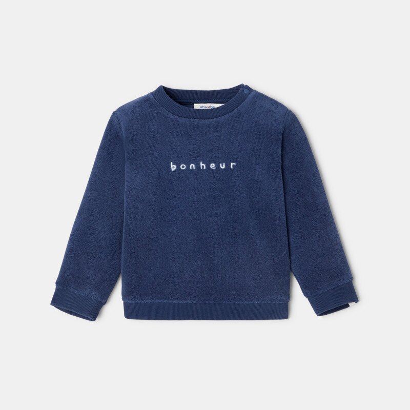 Sweat en coton bleu mixte Absorba Bleu