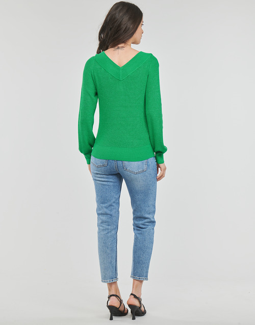 Vero Moda - VMNEWLEXSUN LS DOUBLE V-NCK BLOU GA REP2 - Vert
