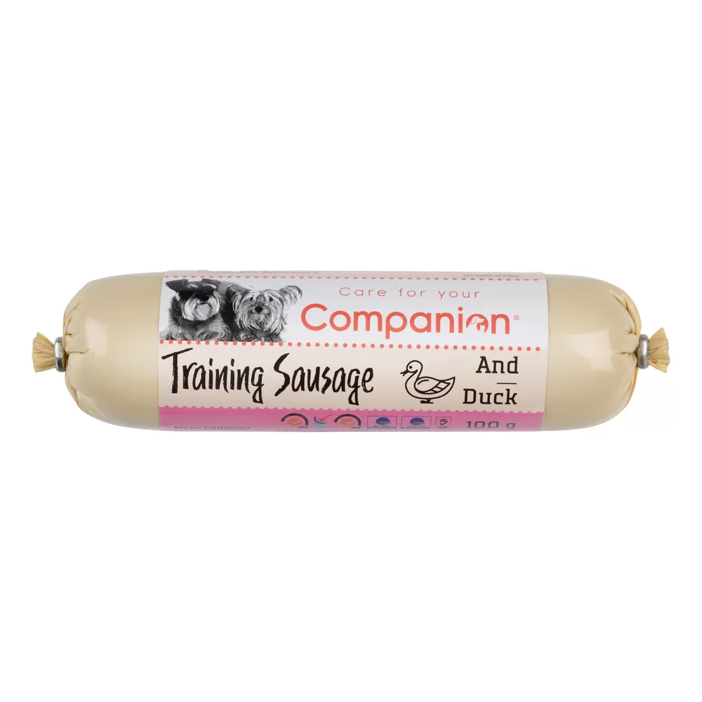 Companion Training Sausage, Duck - 100g.
