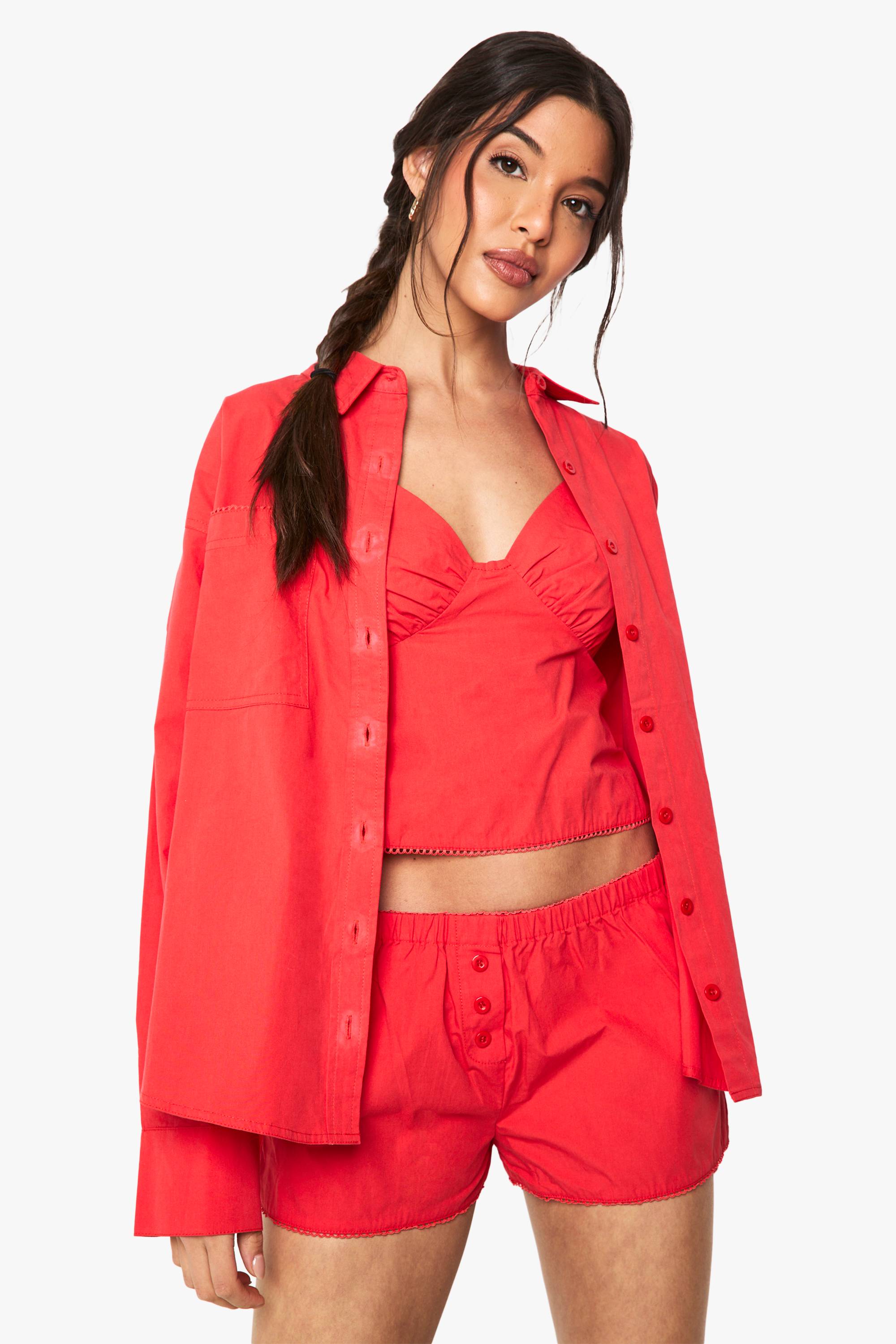 boohoo Chemise oversize avec détail de poche