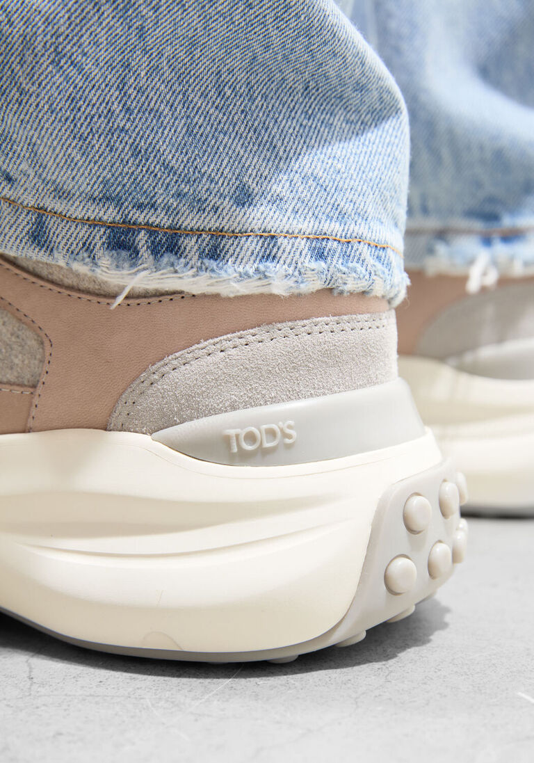 grijze tod's lage sneakers xxw81l0jp40umd