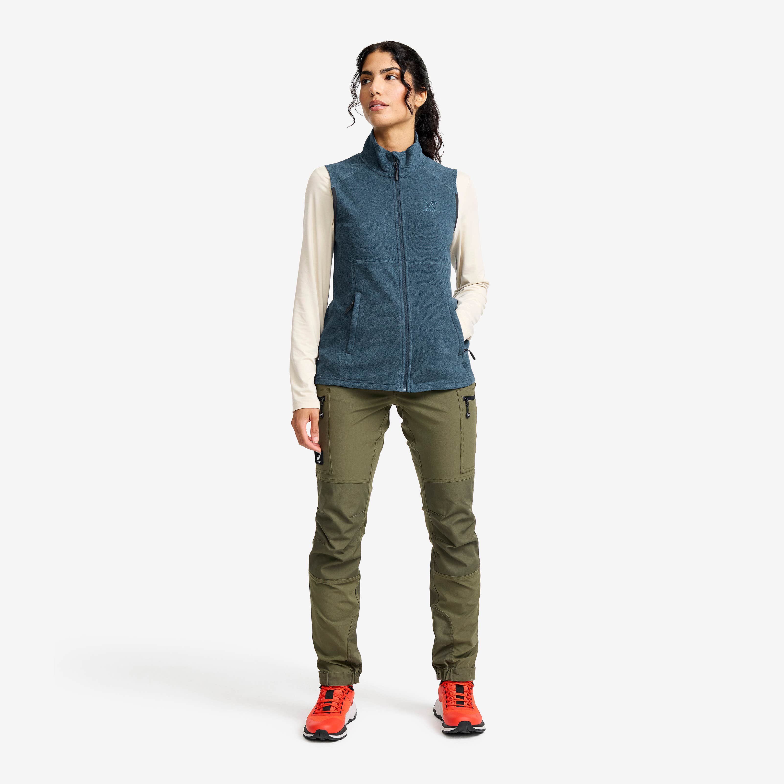 Essential Fleece Vest Dame Moonlit Ocean
