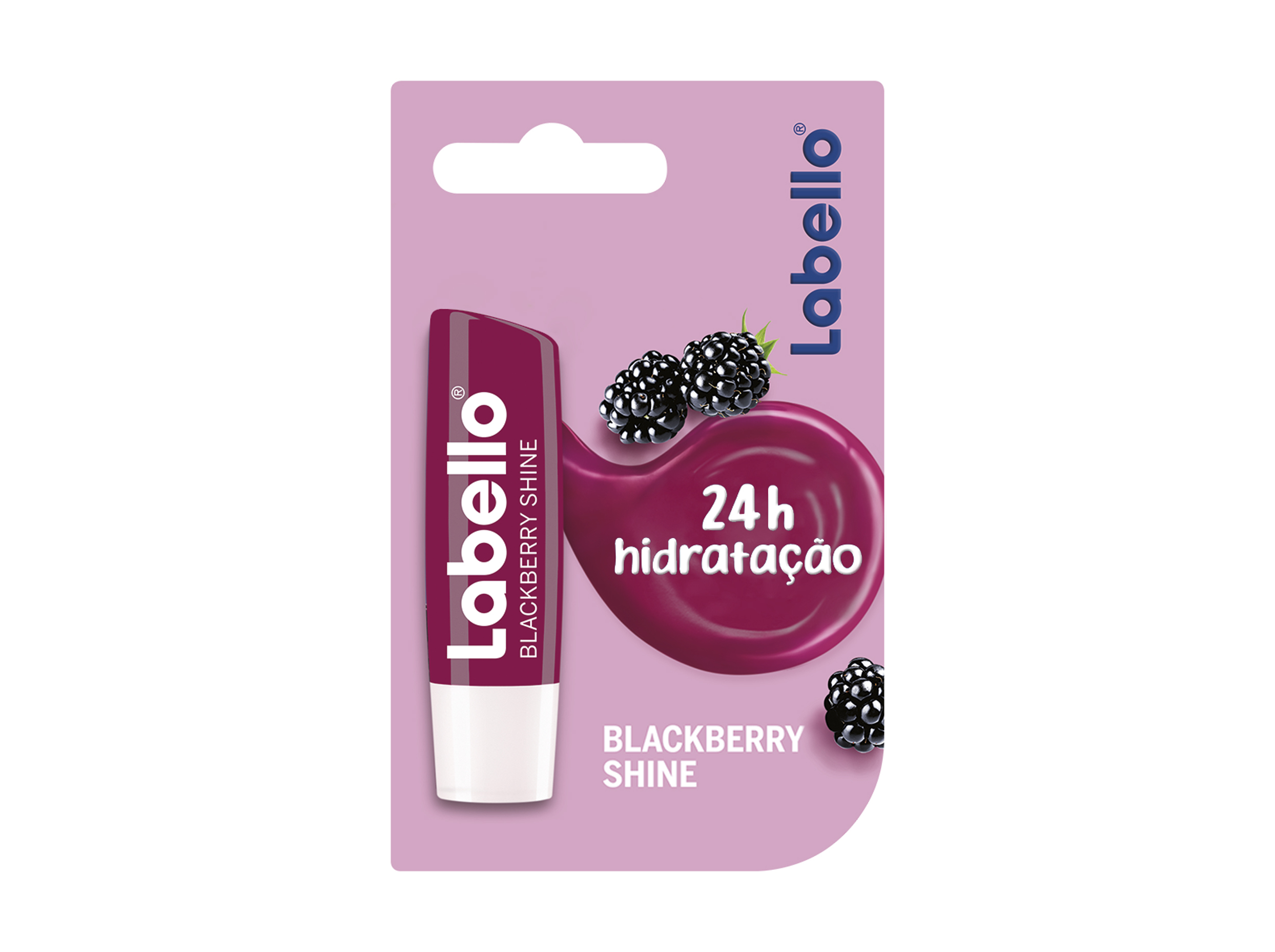 BATOM CUIDADO DOS LÁBIOS FRUTADO BLACKBERRY SHINE LABELLO 55 ML
