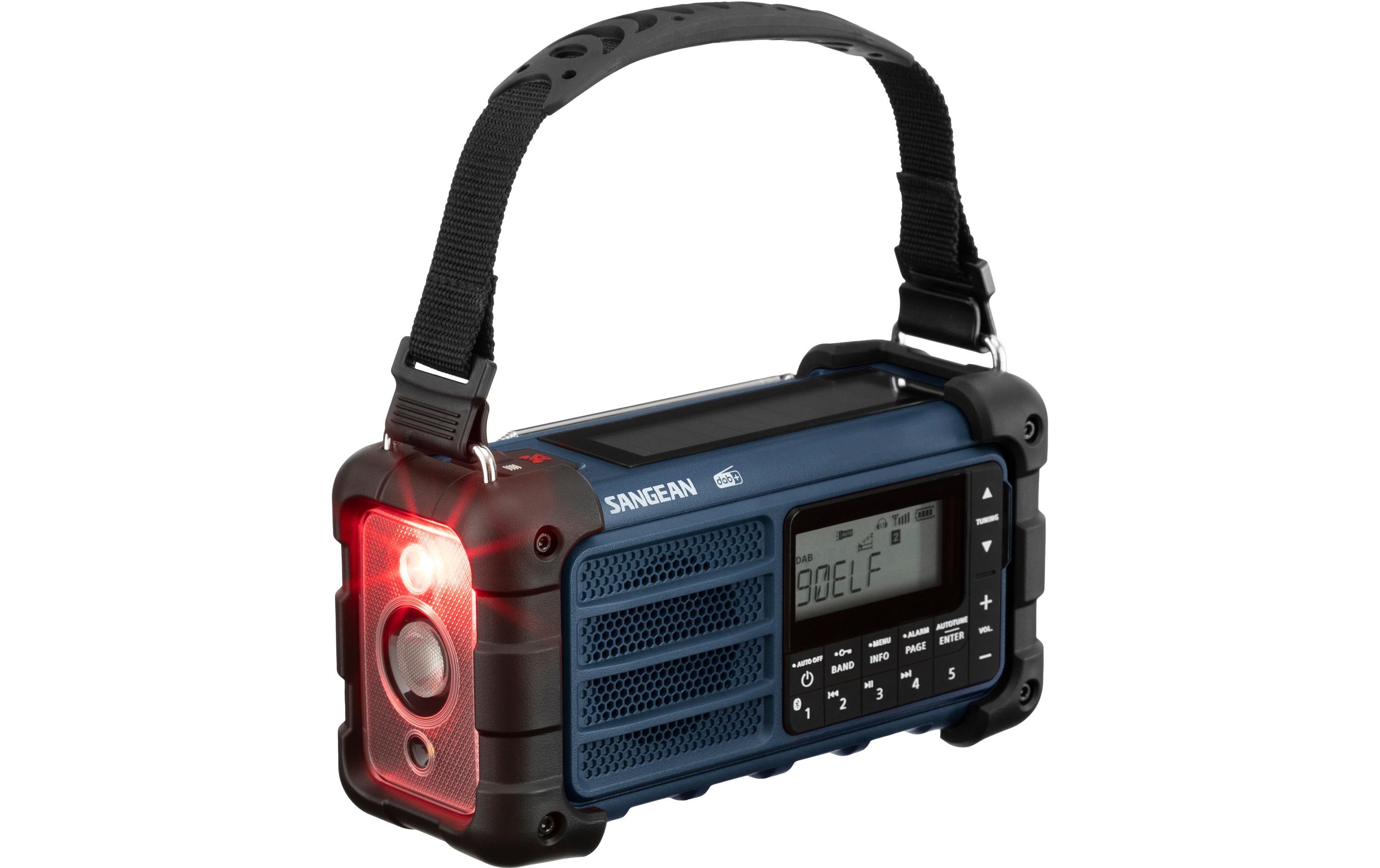 DAB+ Radio MMR-99DAB+ Blau<br>Mehrfachbetriebenes digitales Notfallradio