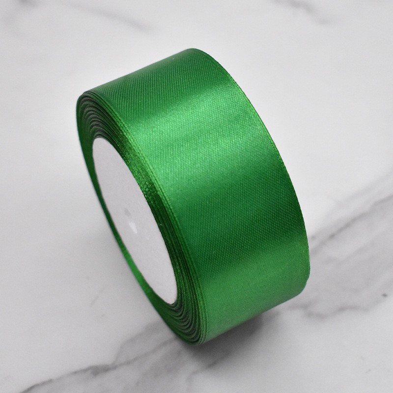 (4cmx20m) Geschenkband Satin Deko Band - Grün