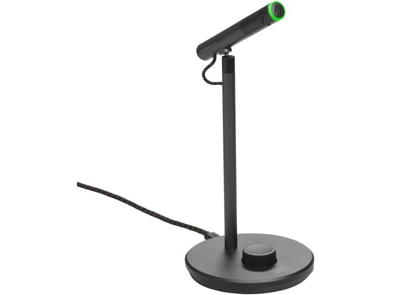 JBL Kondensatormikrofon Quantum Stream Talk Schwarz USB-Streaming-Mikrofon mit einfachem Kondensator
