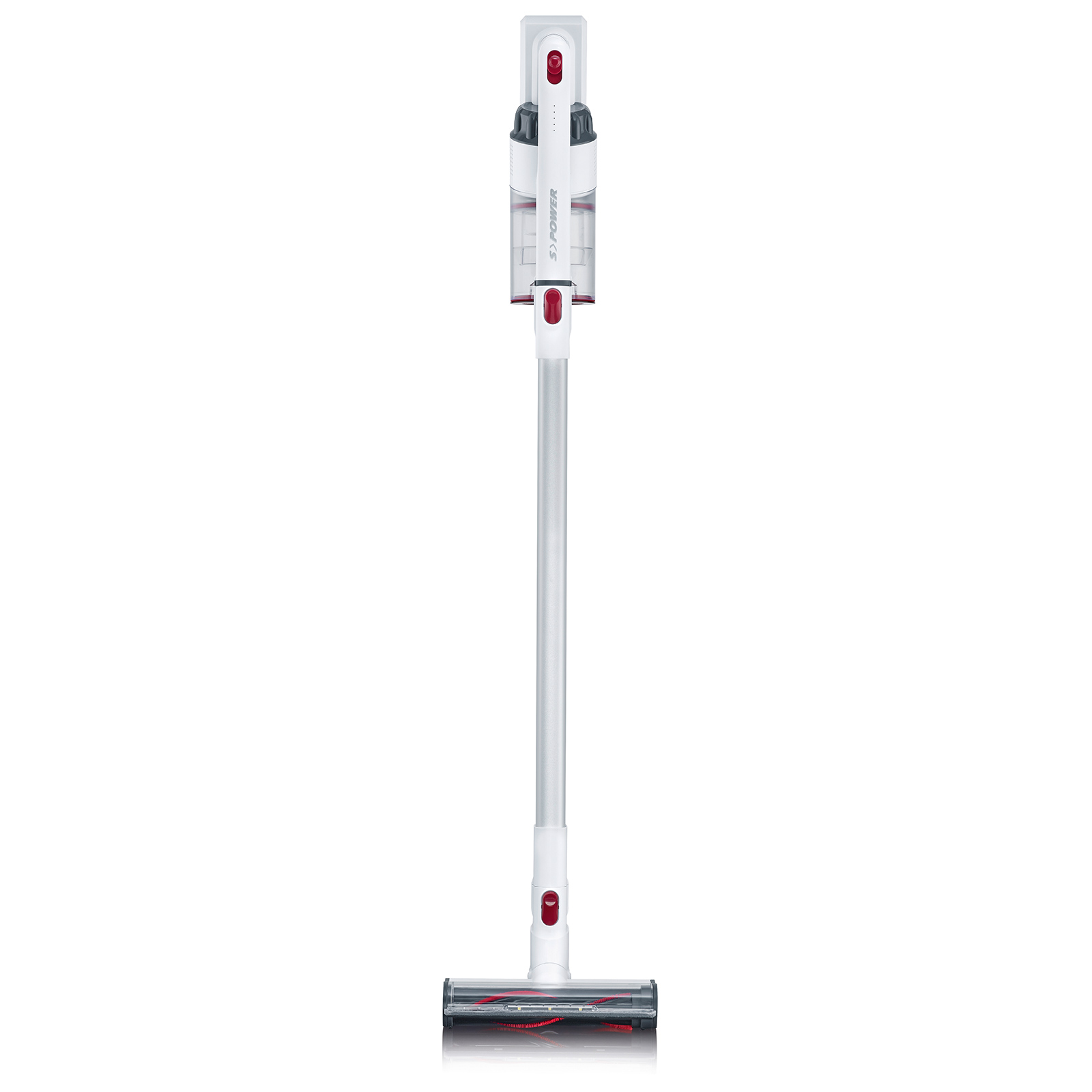 SEVERIN 2in1 Hand- und Stielsauger HV 7152 - weiß-rot