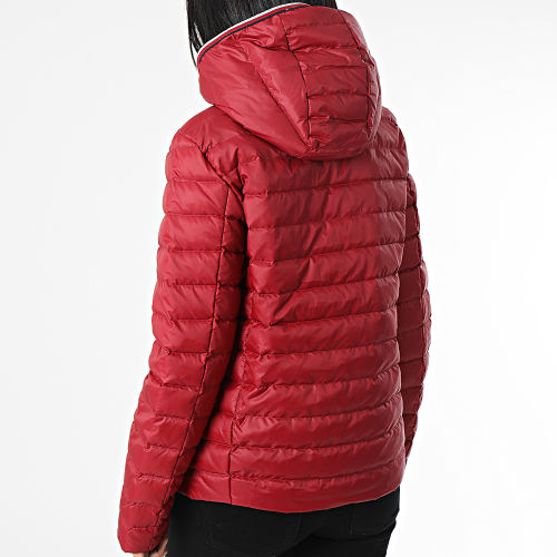 Doudoune A Capuche Femme Essential 0842 Rouge